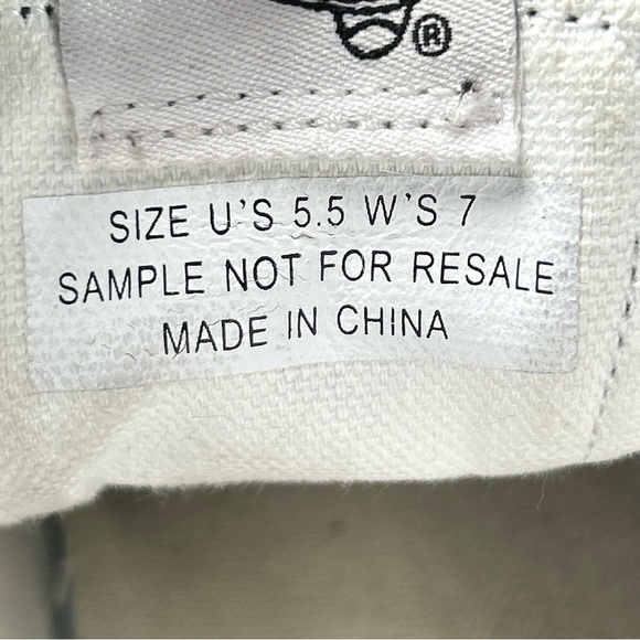 RARE SAMPLE Vans SK8 Hi Reissue Cap Floral High-Top Sneakers Women's Size 7 - Picture 9 of 10